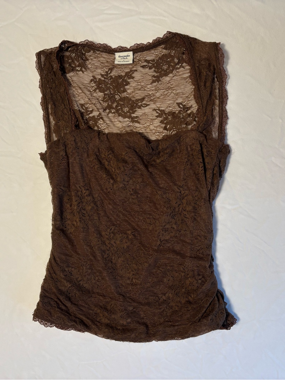 Abercrombie & Fitch Brown Lace Camisole Top